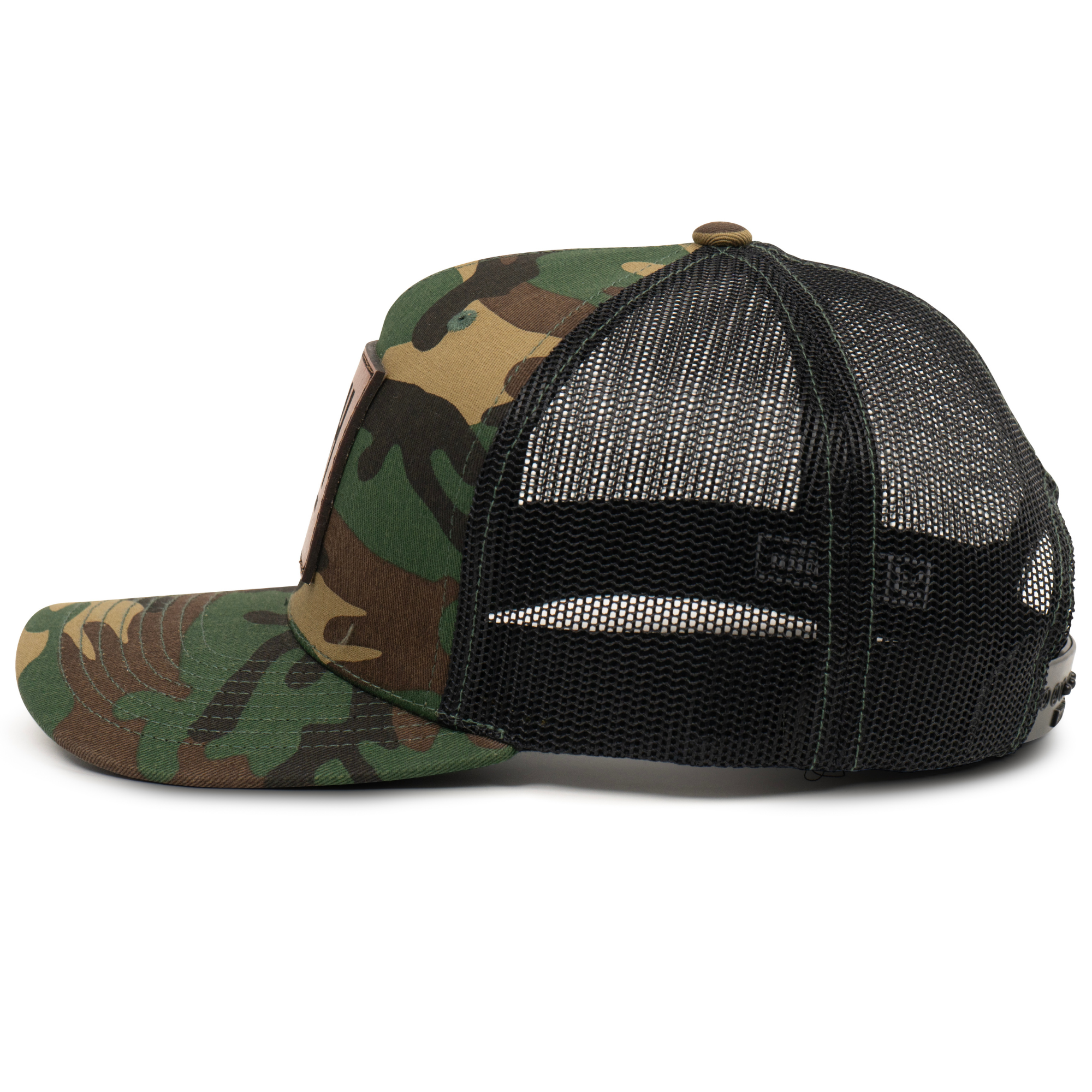 HAH Leather Patch Trucker