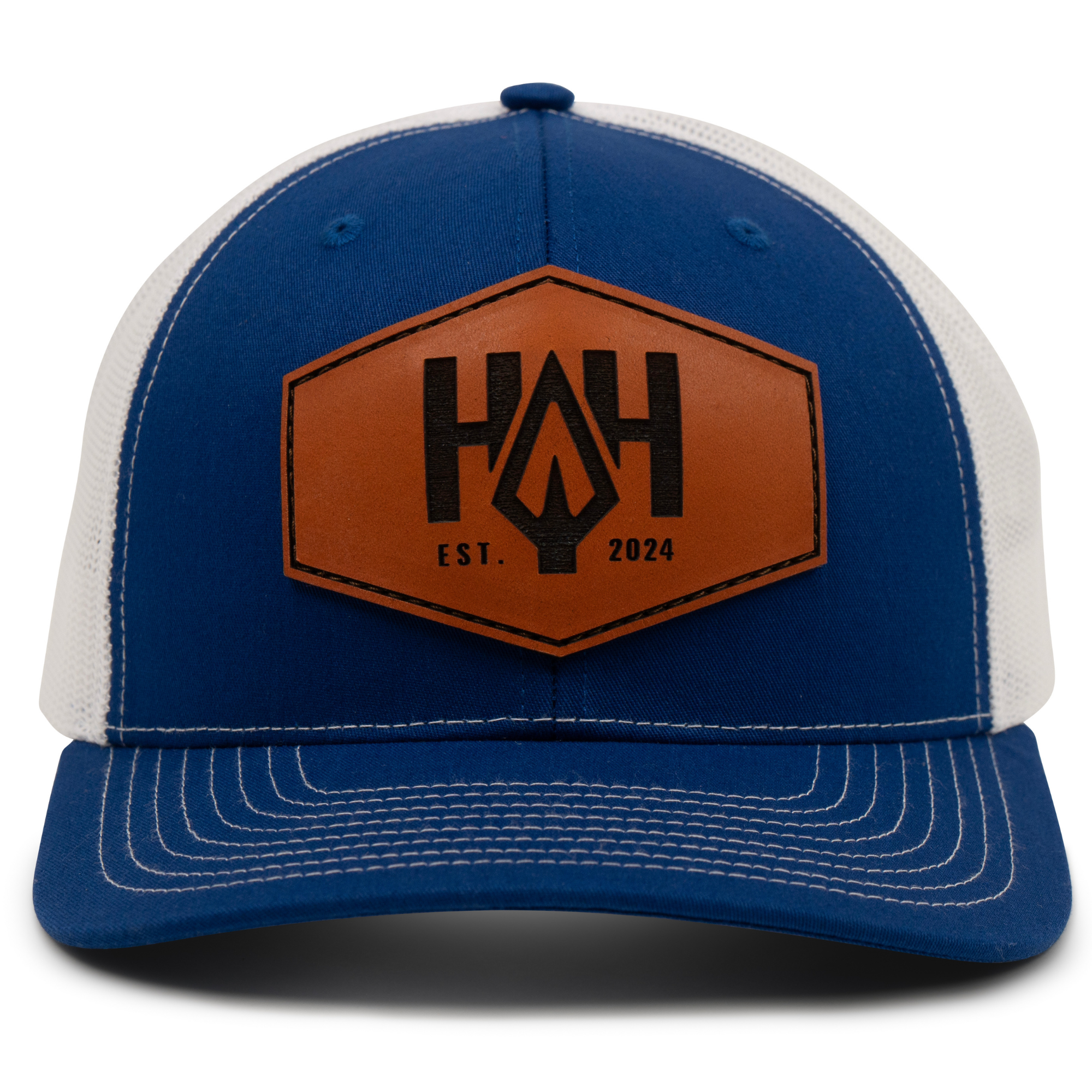 HAH Leather Patch Trucker