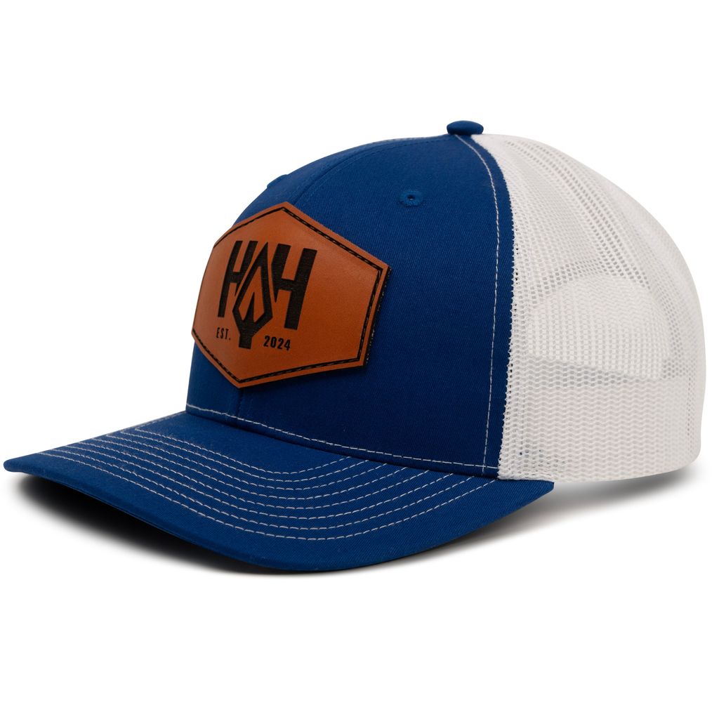 HAH Leather Patch Trucker
