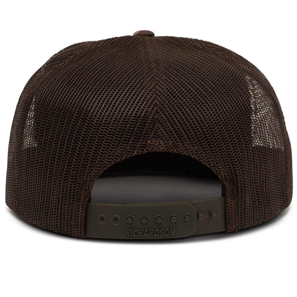 Seven Panel Flat Bill Hat