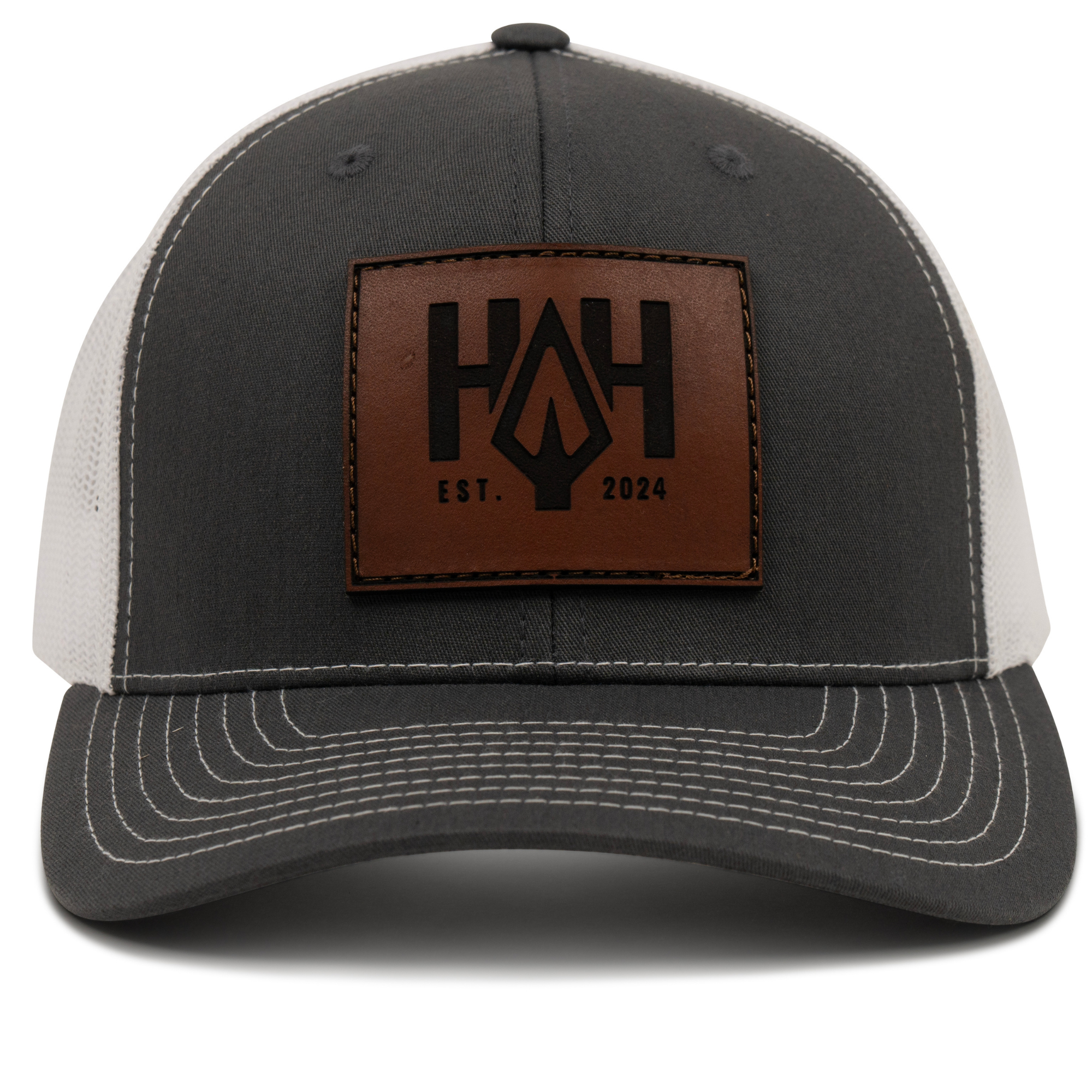 HAH Leather Patch Trucker