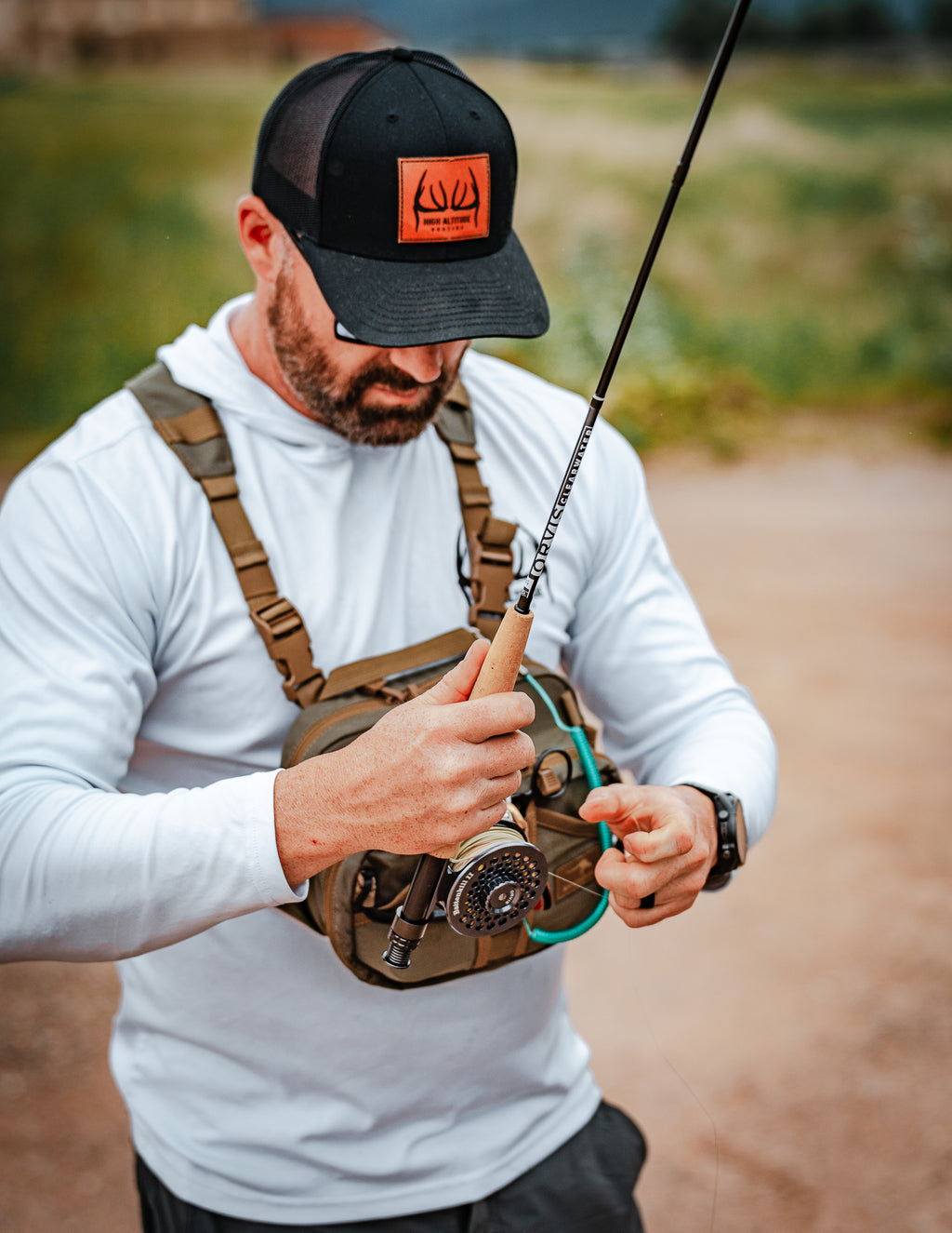 Antlers Patch Snapback Hat