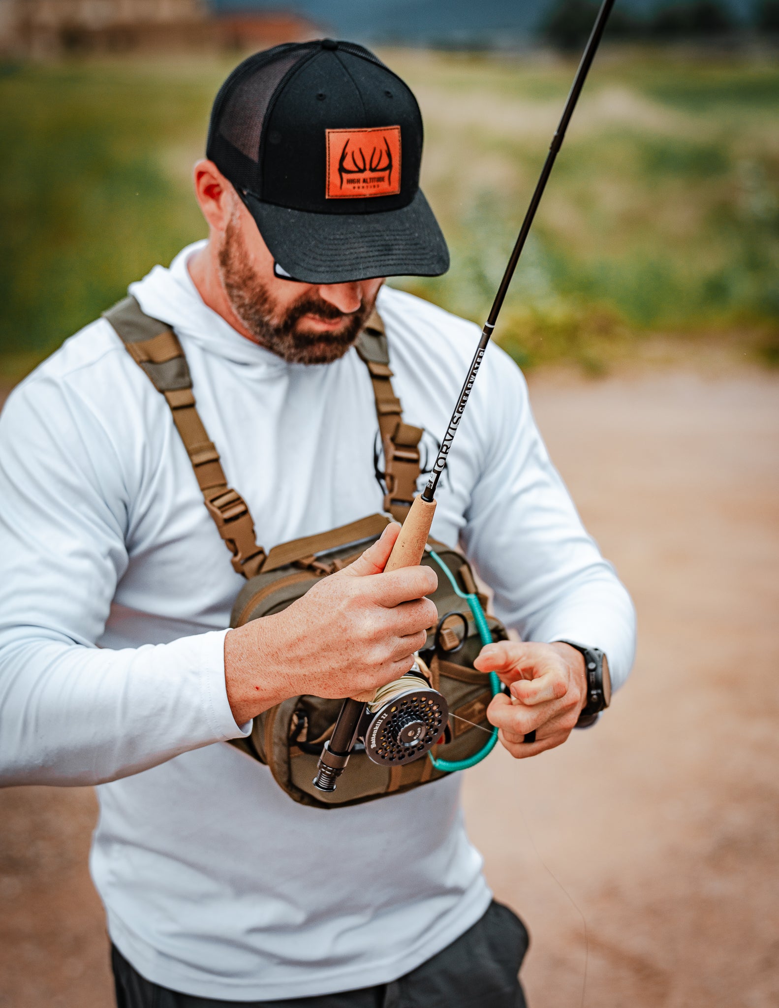 Antlers Patch Snapback Hat